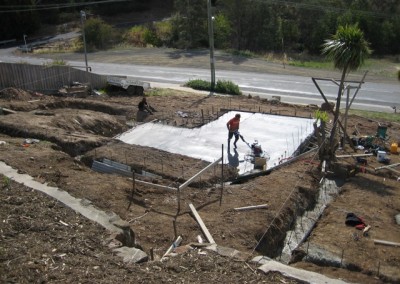 Riverside concreting
