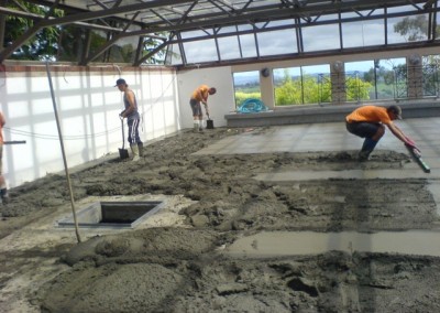 Second storey slab